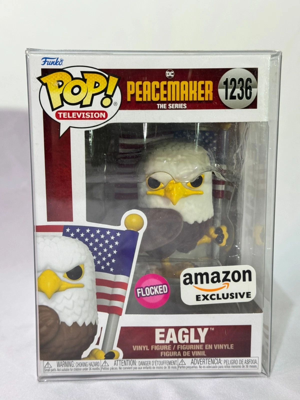 Funko Pop!: Television #1236 Eagly "Flocked" Peacemaker Amazon EXCLUSIVE