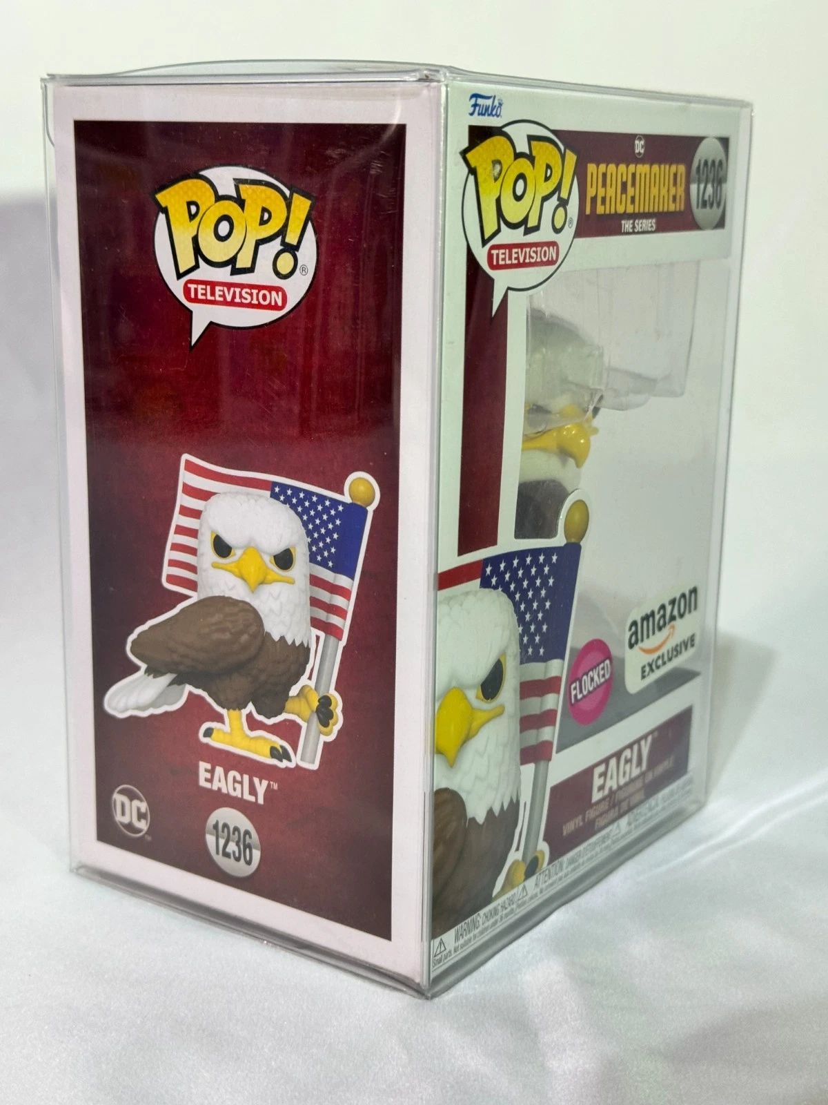 Funko Pop!: Television #1236 Eagly "Flocked" Peacemaker Amazon EXCLUSIVE